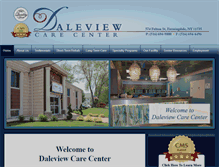 Tablet Screenshot of daleviewcarecenter.com